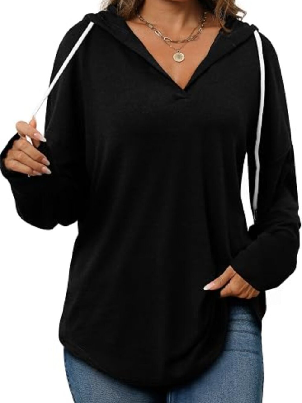 Womens Fashion Tops Hoodies for Women Pullover Oversized Sweatshirts Long SLeeve